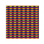 Double Black Diamond Pride Bar Small Satin Scarf (Square) Front