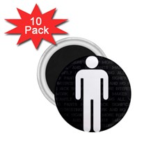 All Work And No Pants Makes Jack Significantly More Interesting 1 75  Magnets (10 Pack)  by WetdryvacsLair