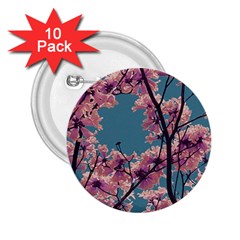 Colorful Floral Leaves Photo 2 25  Buttons (10 Pack) 