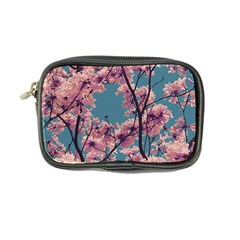 Colorful Floral Leaves Photo Coin Purse by dflcprintsclothing