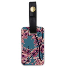 Colorful Floral Leaves Photo Luggage Tag (one Side) by dflcprintsclothing