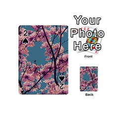 Colorful Floral Leaves Photo Playing Cards 54 Designs (mini)