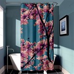 Colorful Floral Leaves Photo Shower Curtain 36  x 72  (Stall)  Curtain(36 X72 ) - 33.26 x66.24  Curtain(36 X72 )