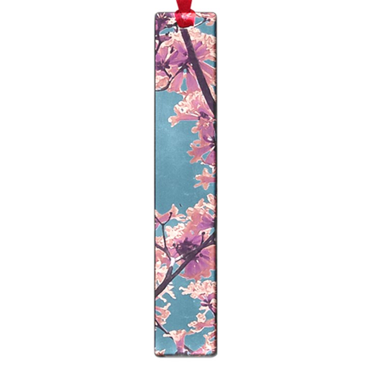 Colorful Floral Leaves Photo Large Book Marks