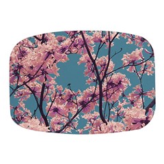 Colorful Floral Leaves Photo Mini Square Pill Box by dflcprintsclothing