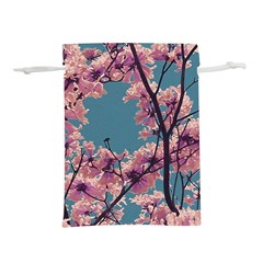 Colorful Floral Leaves Photo Lightweight Drawstring Pouch (m) by dflcprintsclothing