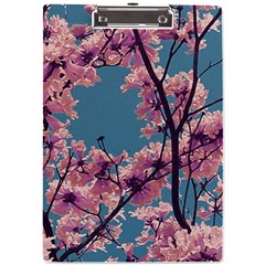 Colorful Floral Leaves Photo A4 Clipboard by dflcprintsclothing