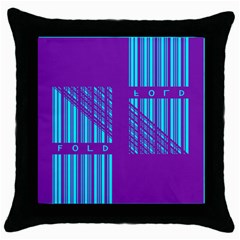 Fold At Home Folding Throw Pillow Case (black) by WetdryvacsLair