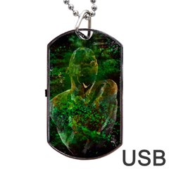 Stp 0111 Cross And Cross Dog Tag Usb Flash (one Side) by WetdryvacsLair