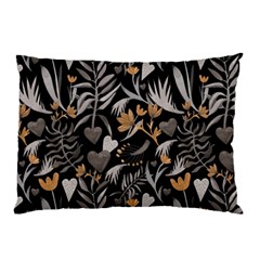   Plants And Hearts In Boho Style No  2 Pillow Case by HWDesign