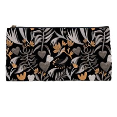   Plants And Hearts In Boho Style No  2 Pencil Case by HWDesign