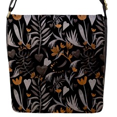   Plants And Hearts In Boho Style No  2 Flap Closure Messenger Bag (s) by HWDesign