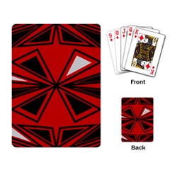 Abstract Pattern Geometric Backgrounds   Playing Cards Single Design (rectangle) by Eskimos