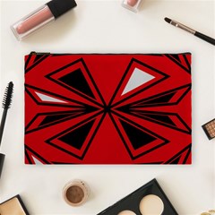 Abstract Pattern Geometric Backgrounds   Cosmetic Bag (large) by Eskimos