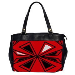 Abstract Pattern Geometric Backgrounds   Oversize Office Handbag (2 Sides) by Eskimos