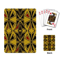 Abstract Pattern Geometric Backgrounds   Playing Cards Single Design (rectangle) by Eskimos