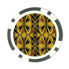 Abstract Pattern Geometric Backgrounds   Poker Chip Card Guard by Eskimos