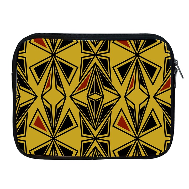 Abstract pattern geometric backgrounds   Apple iPad 2/3/4 Zipper Cases