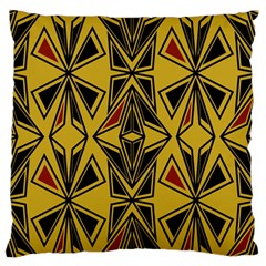 Abstract Pattern Geometric Backgrounds   Large Flano Cushion Case (two Sides) by Eskimos