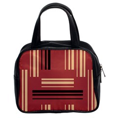 Abstract Pattern Geometric Backgrounds   Classic Handbag (two Sides) by Eskimos