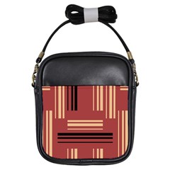 Abstract Pattern Geometric Backgrounds   Girls Sling Bag by Eskimos