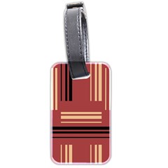 Abstract Pattern Geometric Backgrounds   Luggage Tag (two Sides) by Eskimos