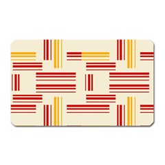 Abstract Pattern Geometric Backgrounds   Magnet (rectangular) by Eskimos