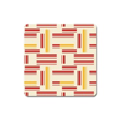 Abstract Pattern Geometric Backgrounds   Square Magnet by Eskimos