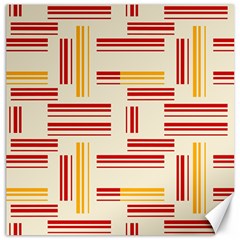 Abstract Pattern Geometric Backgrounds   Canvas 12  X 12  by Eskimos