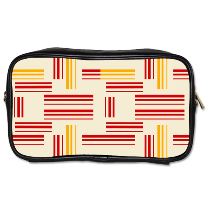 Abstract pattern geometric backgrounds   Toiletries Bag (Two Sides)