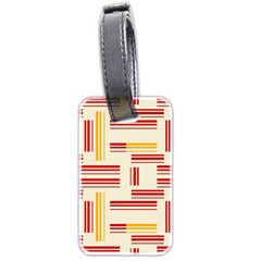 Abstract Pattern Geometric Backgrounds   Luggage Tag (two Sides) by Eskimos