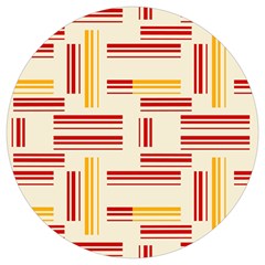 Abstract Pattern Geometric Backgrounds   Round Trivet by Eskimos