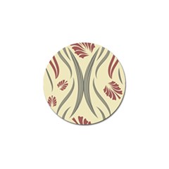 Folk flowers print Floral pattern Ethnic art Golf Ball Marker (4 pack)