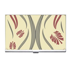 Folk Flowers Print Floral Pattern Ethnic Art Business Card Holder by Eskimos