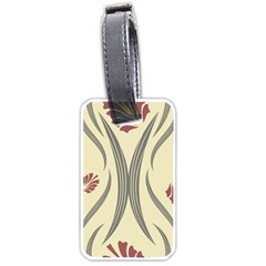 Folk Flowers Print Floral Pattern Ethnic Art Luggage Tag (one Side) by Eskimos