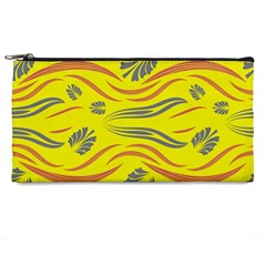 Folk Flowers Print Floral Pattern Ethnic Art Pencil Case by Eskimos