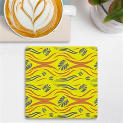 Folk Flowers Print Floral Pattern Ethnic Art Uv Print Square Tile Coaster  by Eskimos