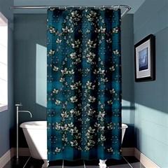 Waterlilies In The Calm Lake Of Beauty And Herbs Shower Curtain 36  X 72  (stall)  by pepitasart