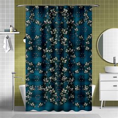 Waterlilies In The Calm Lake Of Beauty And Herbs Shower Curtain 48  X 72  (small)  by pepitasart