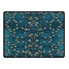 Waterlilies In The Calm Lake Of Beauty And Herbs Double Sided Fleece Blanket (small)  by pepitasart