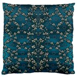 Waterlilies In The Calm Lake Of Beauty And Herbs Large Flano Cushion Case (Two Sides) Back