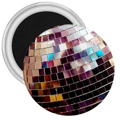 Funky Disco Ball 3  Magnets by essentialimage365