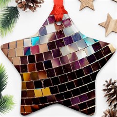 Funky Disco Ball Ornament (star)