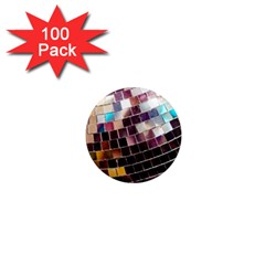 Funky Disco Ball 1  Mini Magnets (100 Pack)  by essentialimage365