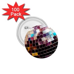 Funky Disco Ball 1 75  Buttons (100 Pack)  by essentialimage365