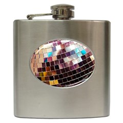 Funky Disco Ball Hip Flask (6 Oz) by essentialimage365