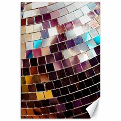 Funky Disco Ball Canvas 12  X 18  by essentialimage365