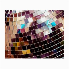 Funky Disco Ball Small Glasses Cloth (2 Sides) by essentialimage365