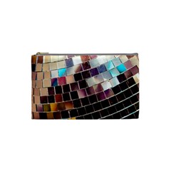 Funky Disco Ball Cosmetic Bag (small) by essentialimage365