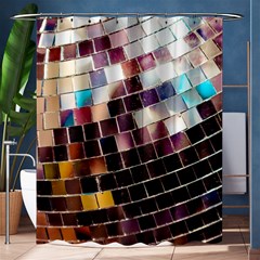 Funky Disco Ball Shower Curtain 60  X 72  (medium)  by essentialimage365